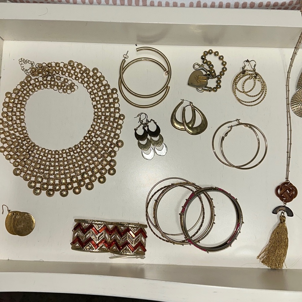 Gold Jewelry Mystery Bundle - what’s pictured plus more!!!